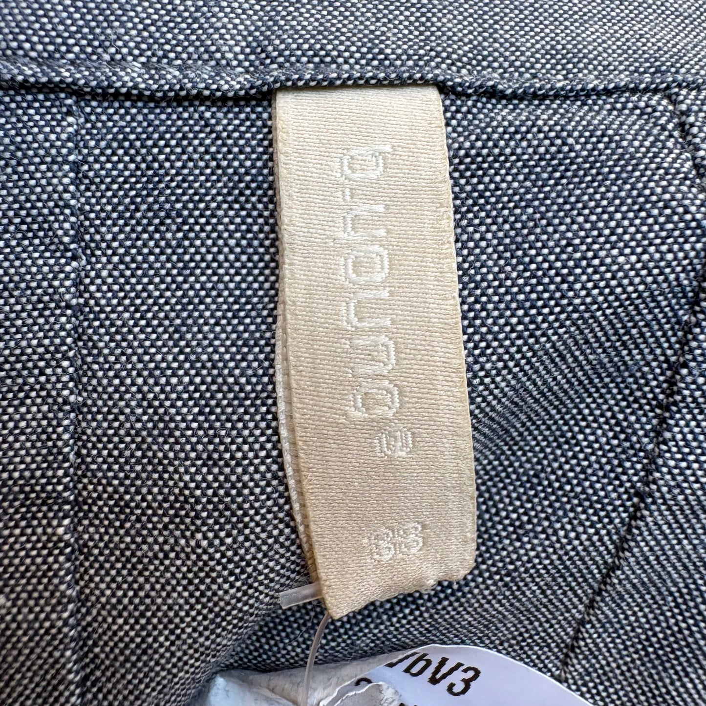 Abito Denim Leggero Effetto Tencel Scollo Bardot con Volant