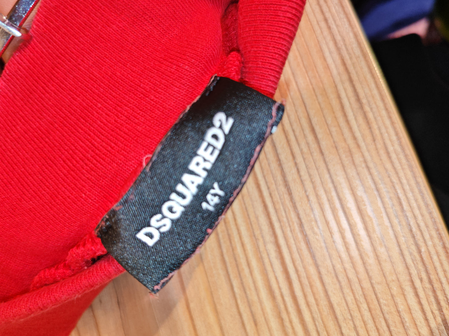 DSQUARED2 Bermuda Tuta Rosso Logo Frontale Uomo Taglia 14Y