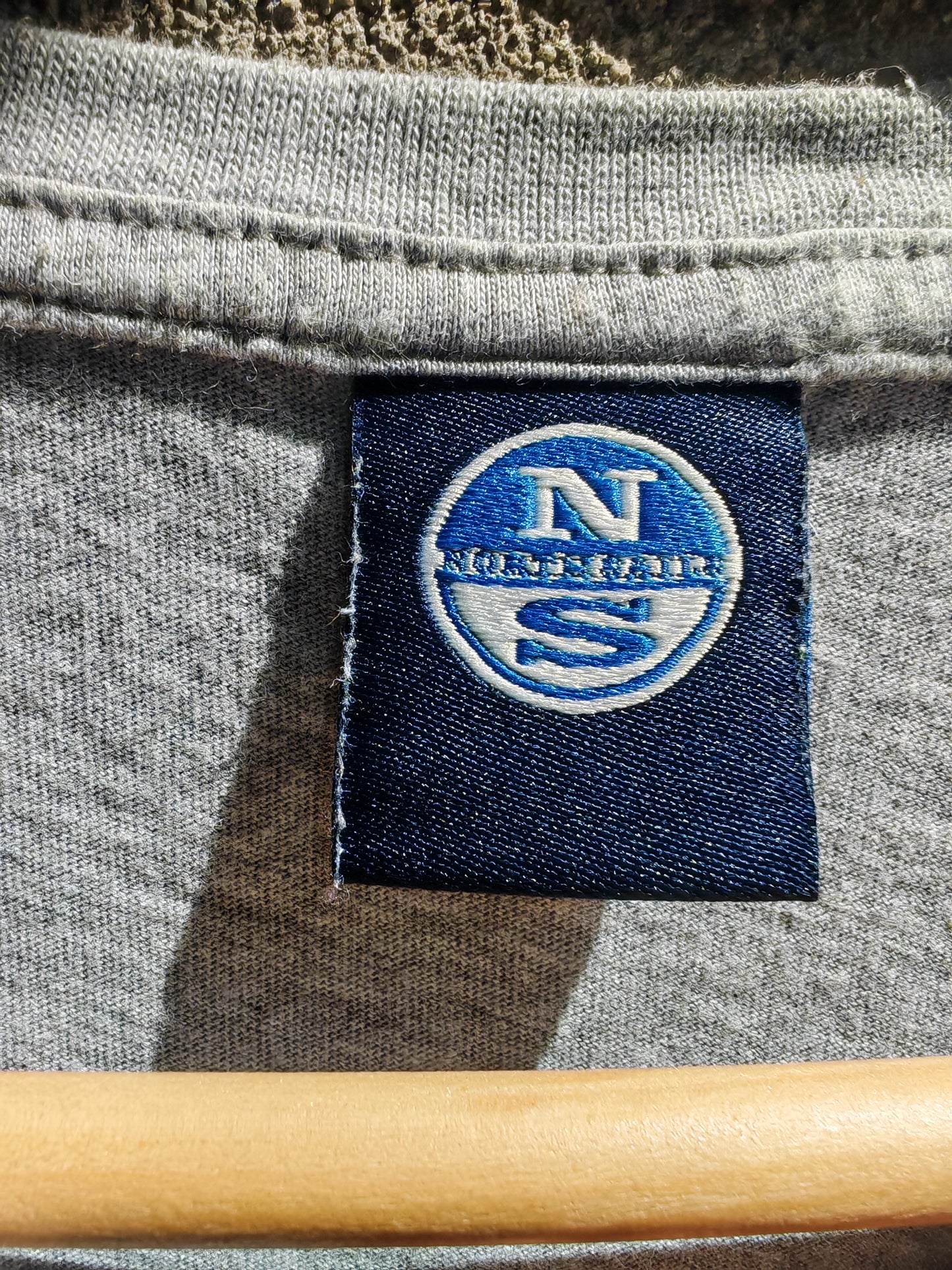 North Sails Vintage Grey Logo T-Shirt Essential Streetwear