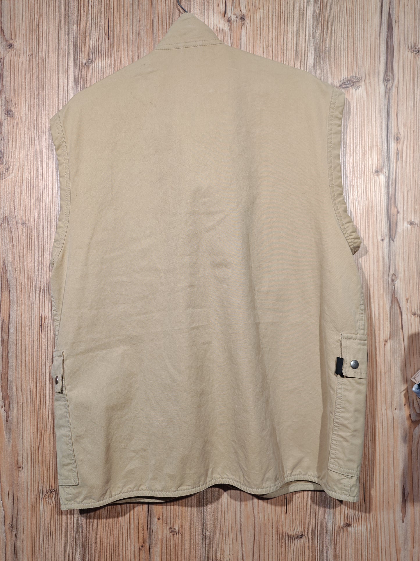 Gilet Fay Uomo Beige Utility Safari Vintage Multi Tasca