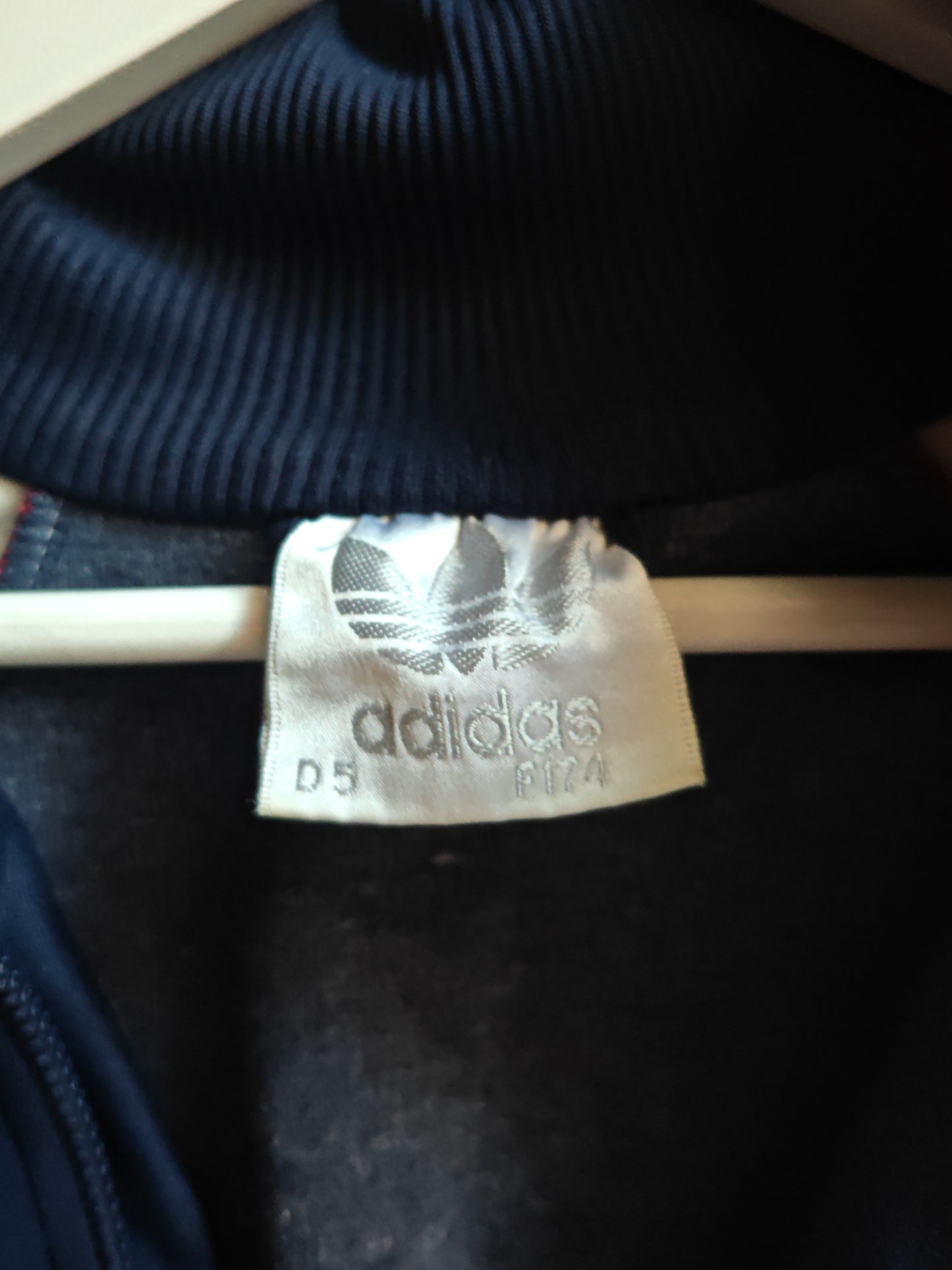 Gilet Adidas Vintage Track Jacket Navy Rosso Anni 80