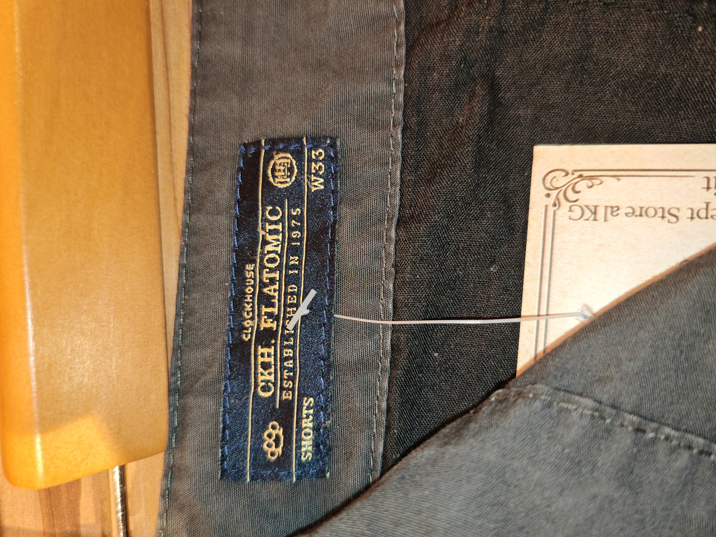 Bermuda Cargo Clockhouse C&A Vintage Grigio Antracite Uomo Taglia W36