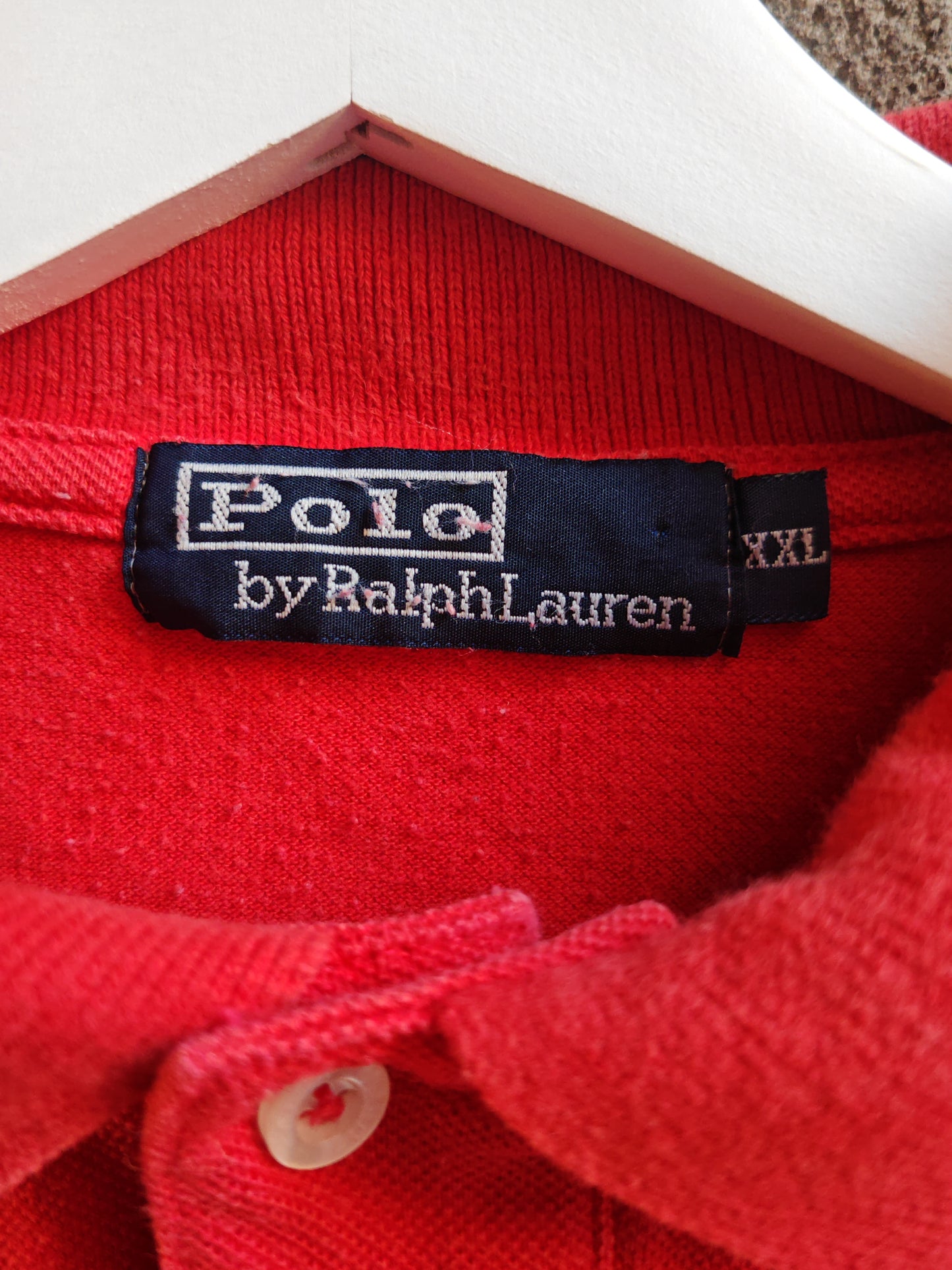 Polo Ralph Lauren Rossa Uomo Vintage XXL