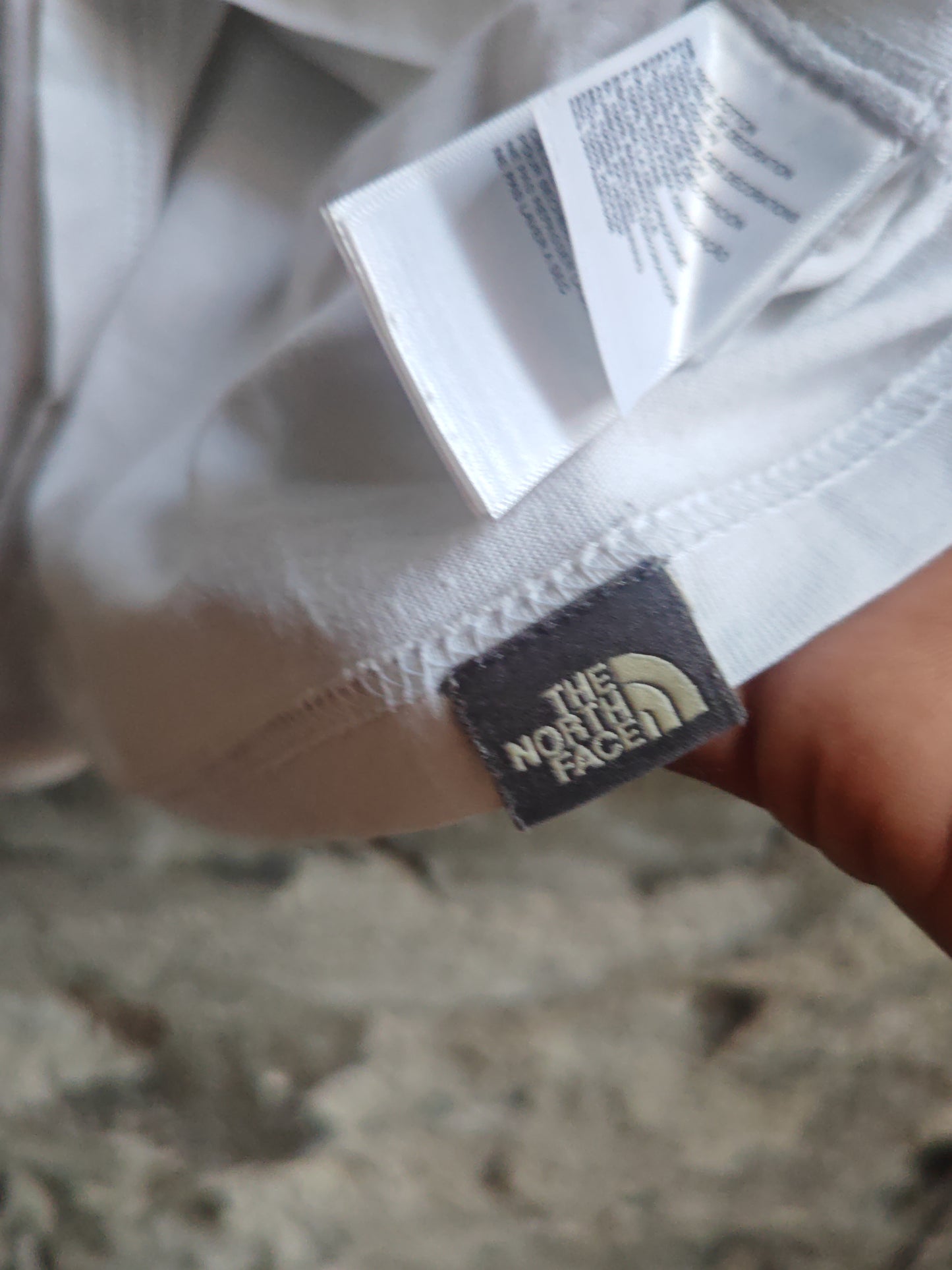 The North Face T-Shirt Bianca Big Logo Uomo S