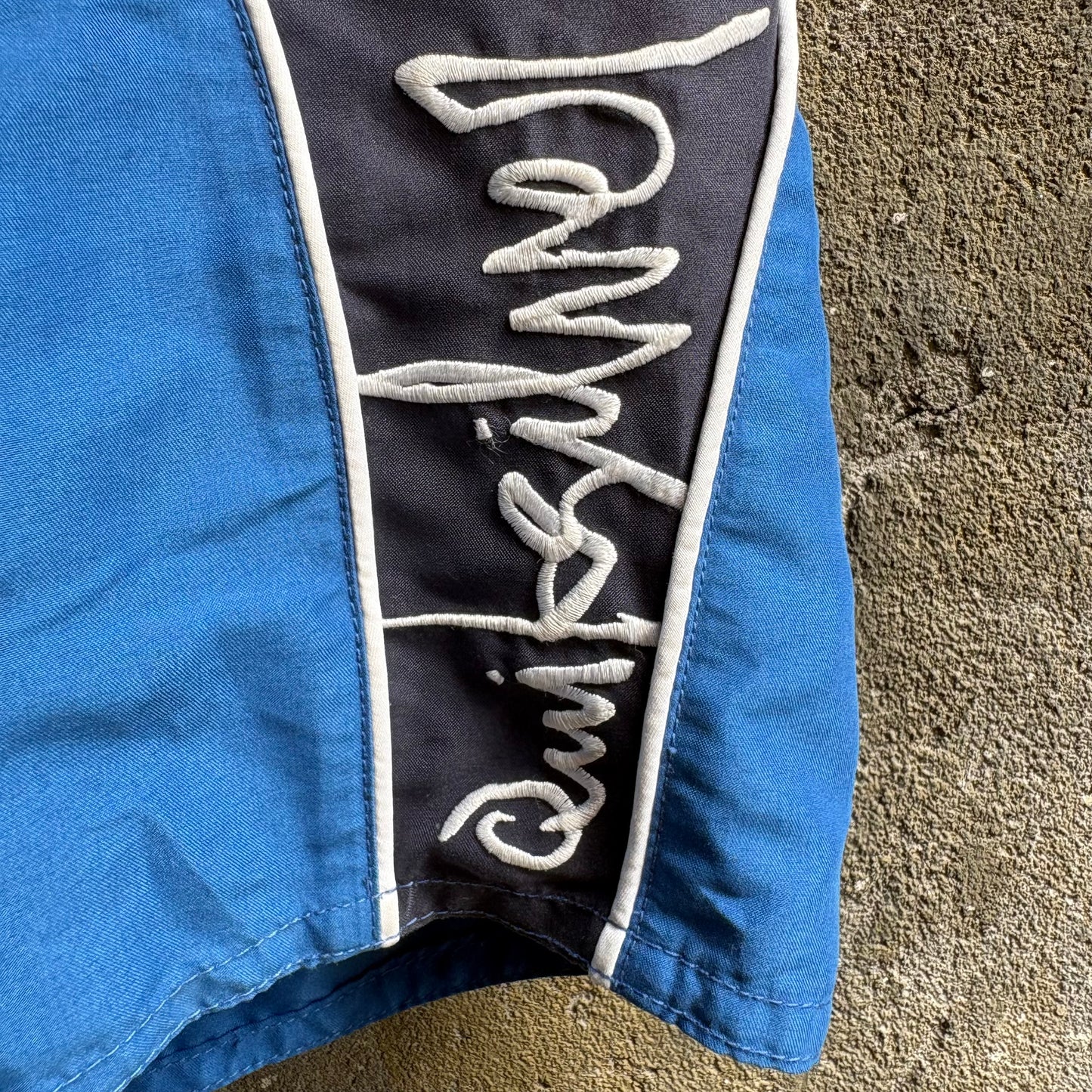 Costume da Bagno Quiksilver Vintage Boardshorts Blu e Antracite Y2K Taglia M