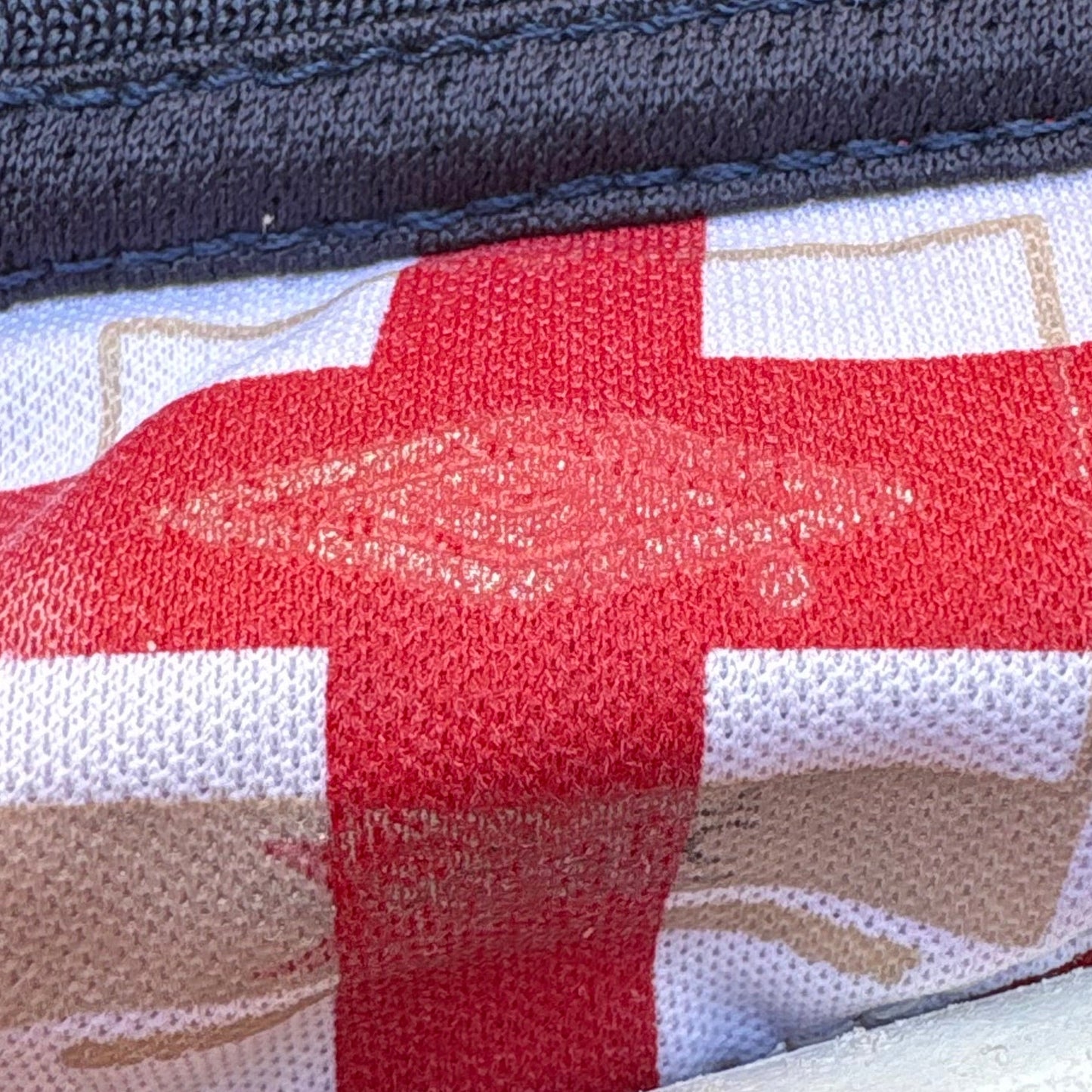 Umbro Maglia Inghilterra Away 2004/2006 Rossa Vintage Euro 2004