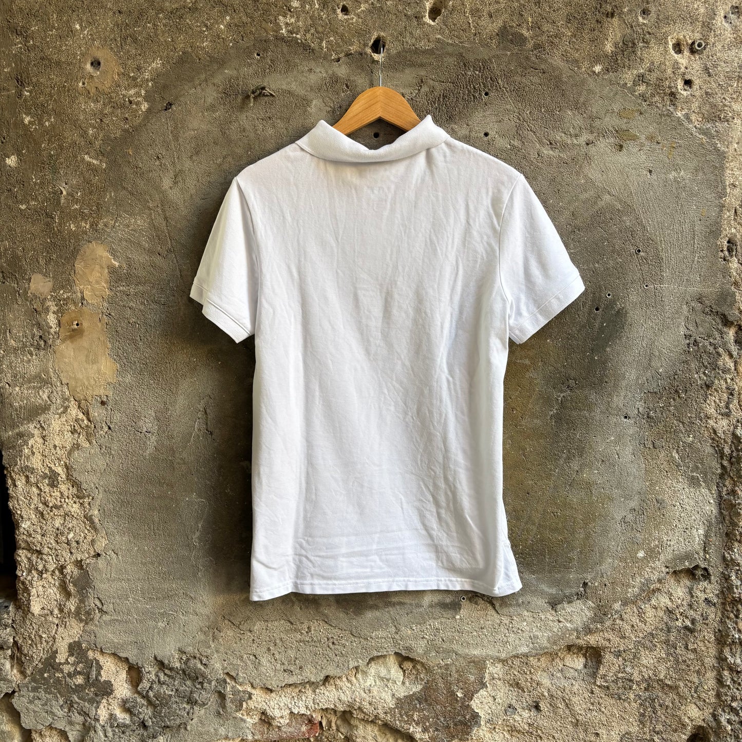 Polo Goodfellow & Co Bianca Classica in Cotone Piqué Taglia S