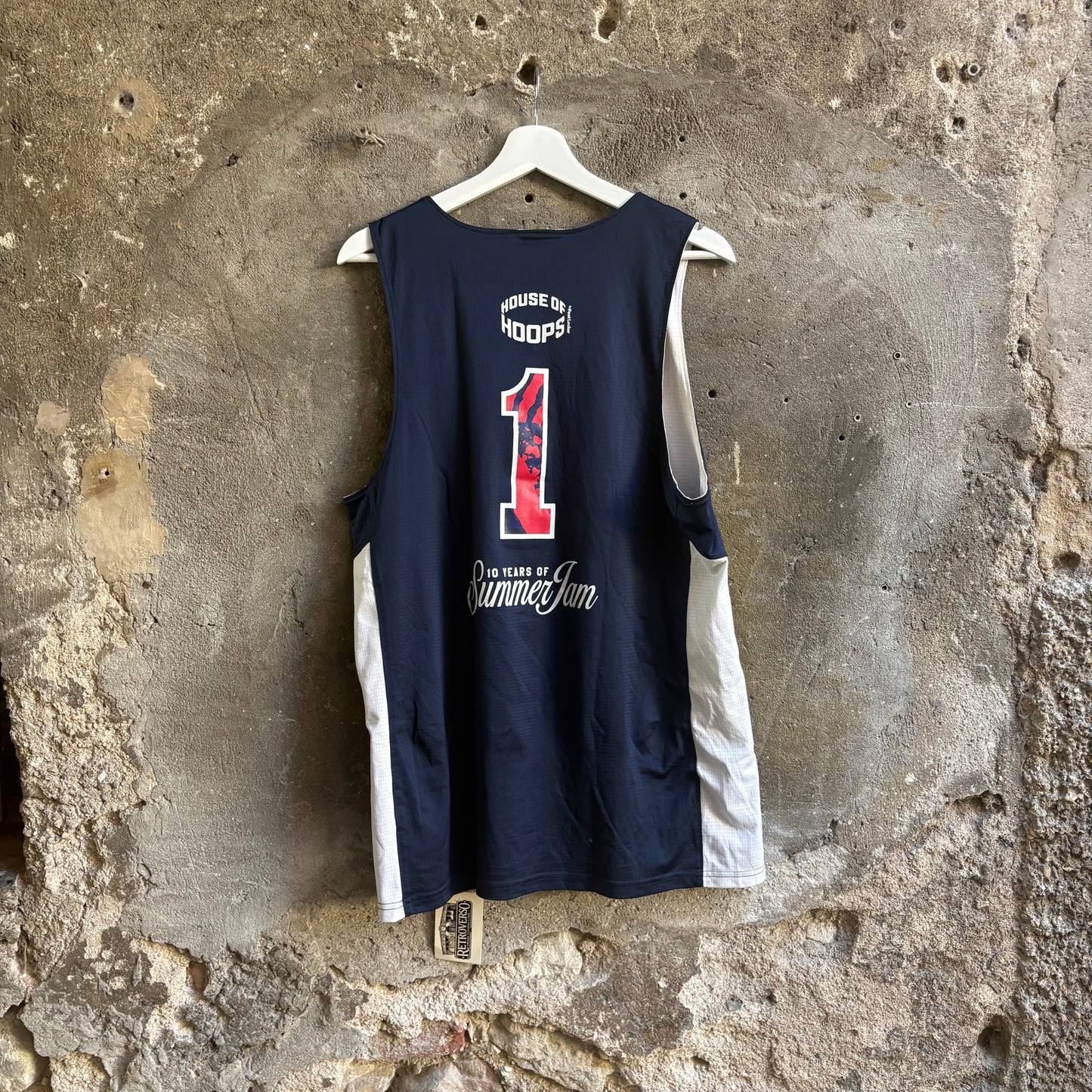 Nike Canotta Basket Reversibile Red Bull Half Court Prahran Park Blu Bianca