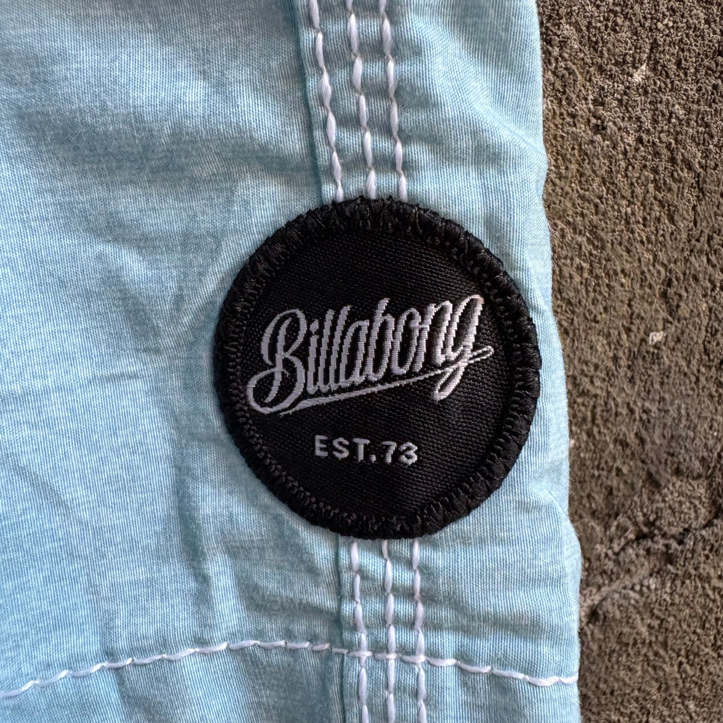 Costume da Bagno Billabong Vintage Stripes Grigio e Azzurro Taglia 32