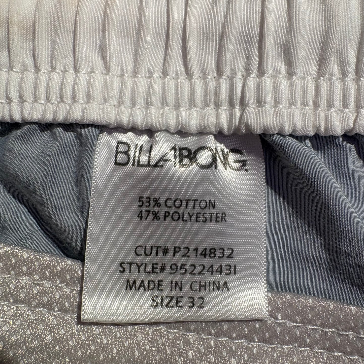 Costume da Bagno Billabong Vintage Stripes Grigio e Azzurro Taglia 32