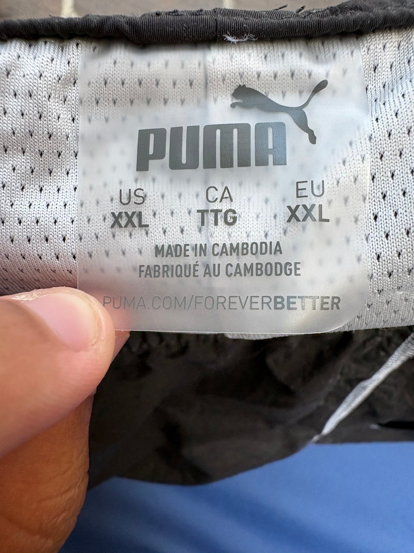 Shorts Puma x 11BBS Nero Costume da Bagno Color Block Arancione e Bianco XXL