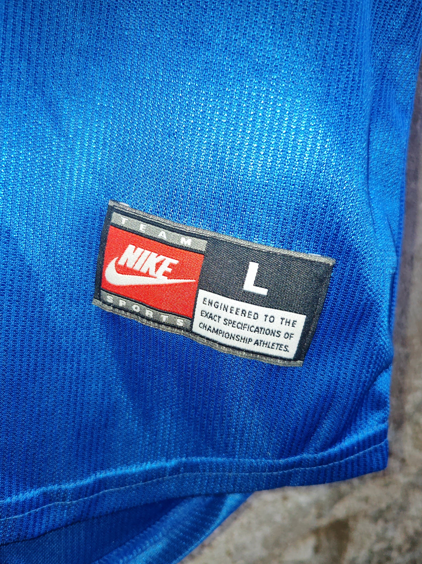 Maglia Nike Italia Vintage Azzurra FIGC Anni 2000