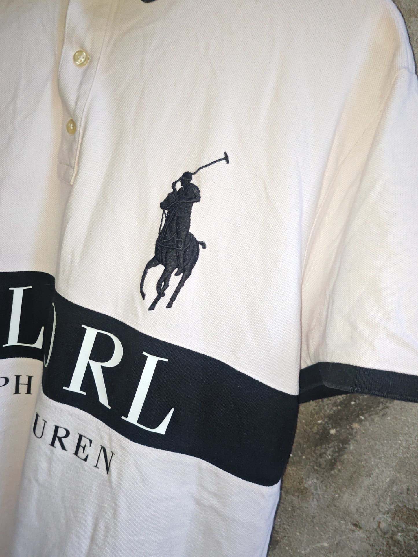 Polo Ralph Lauren Vintage Big Pony Bianca XL