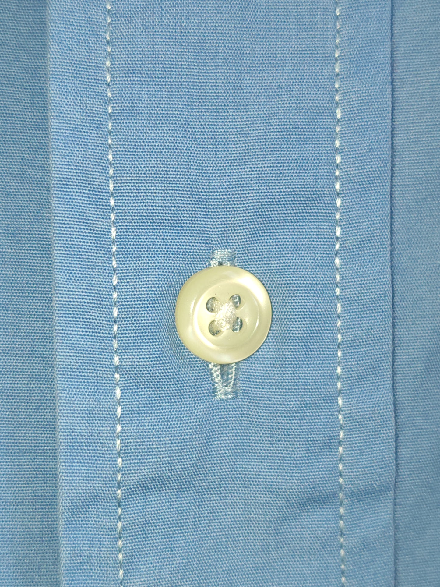 Camicia Vintage Polo Ralph Lauren Azzurra Uomo XXL Classic Fit