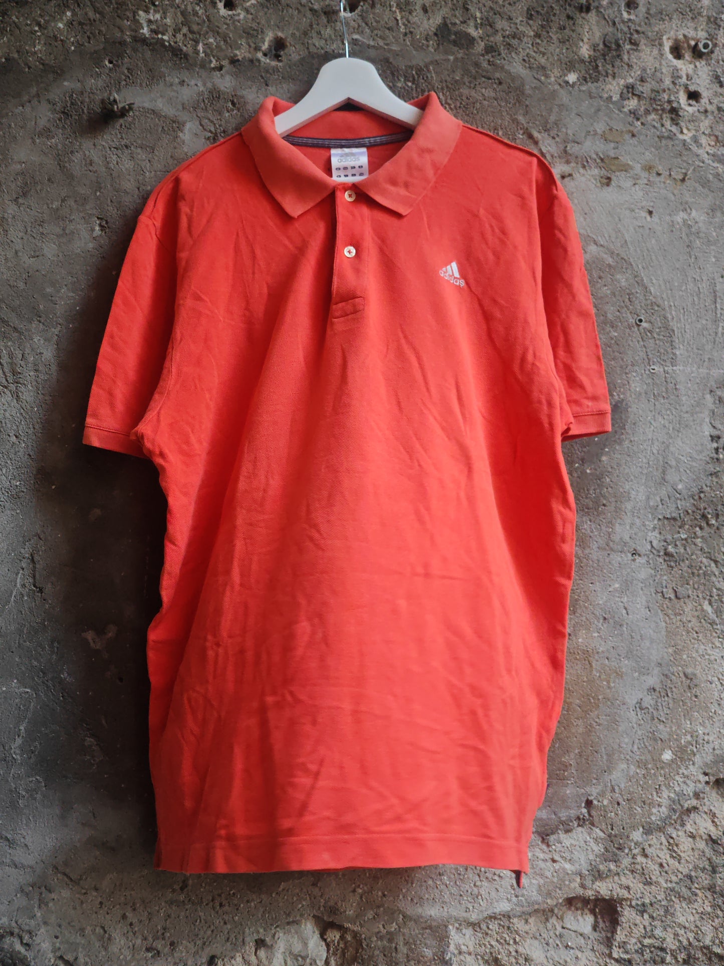 Polo Adidas Vintage Rossa Uomo XL