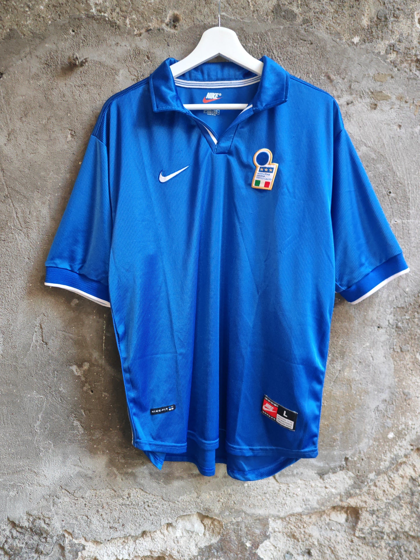 Maglia Nike Italia Vintage Azzurra FIGC Anni 2000