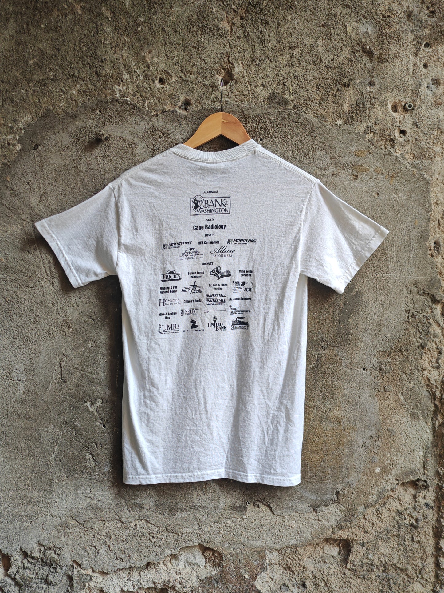 Vintage Graphic T-Shirt Melanoma Miles For Mike 2011 White