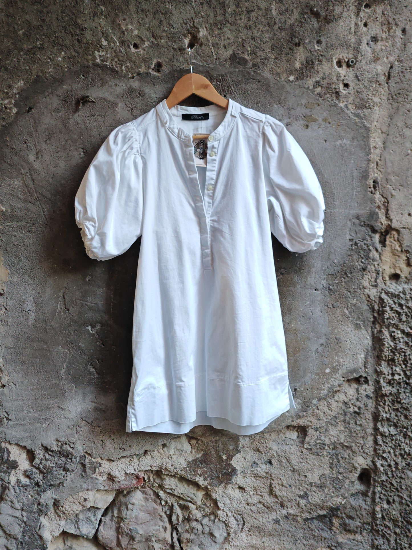 Blusa Donna Bianca Phard con Maniche a Sbuffo Taglia S