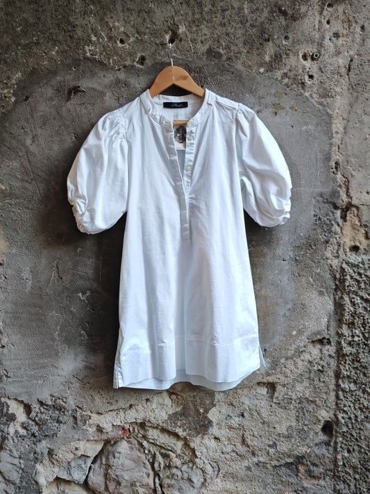 Blusa Donna Bianca Phard con Maniche a Sbuffo Taglia S