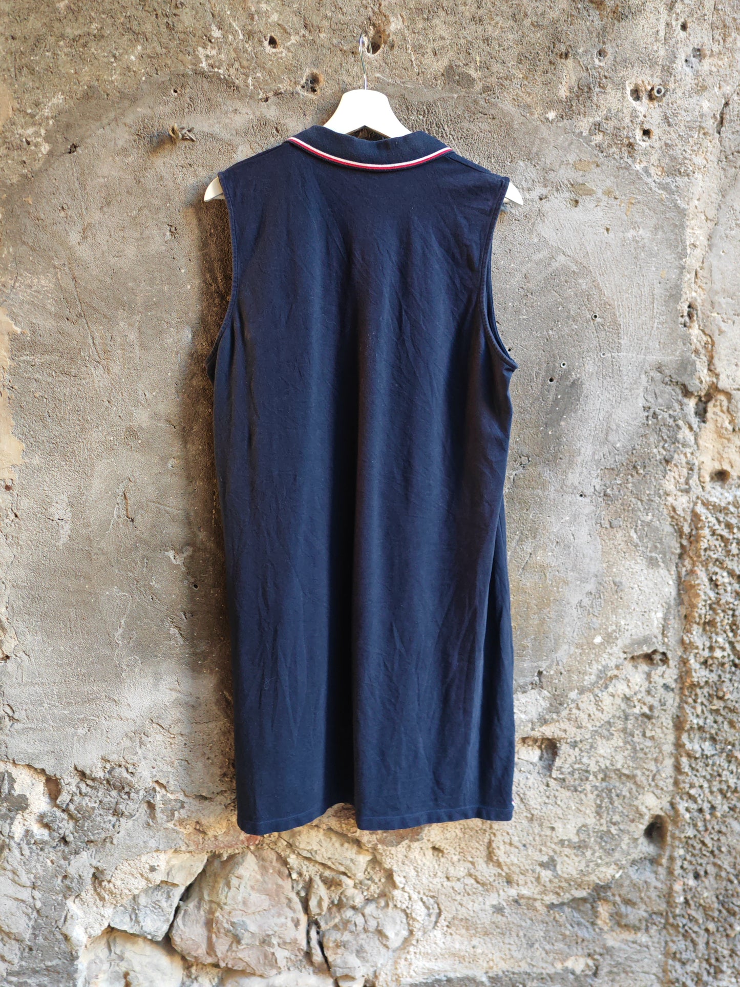 Tommy Hilfiger Vestito Polo Donna Blu Navy Senza Maniche XL