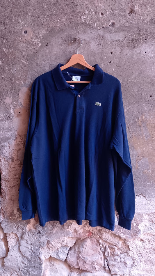 Polo Maniche Lunghe Lacoste Classic – Blu Navy Vintage Taglia Extra Large (8 / XXL-3XL)