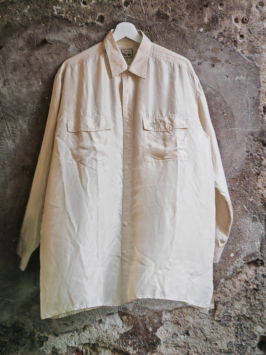 Camicia Vintage Verte Valle Safari Beige Uomo Taglia XL