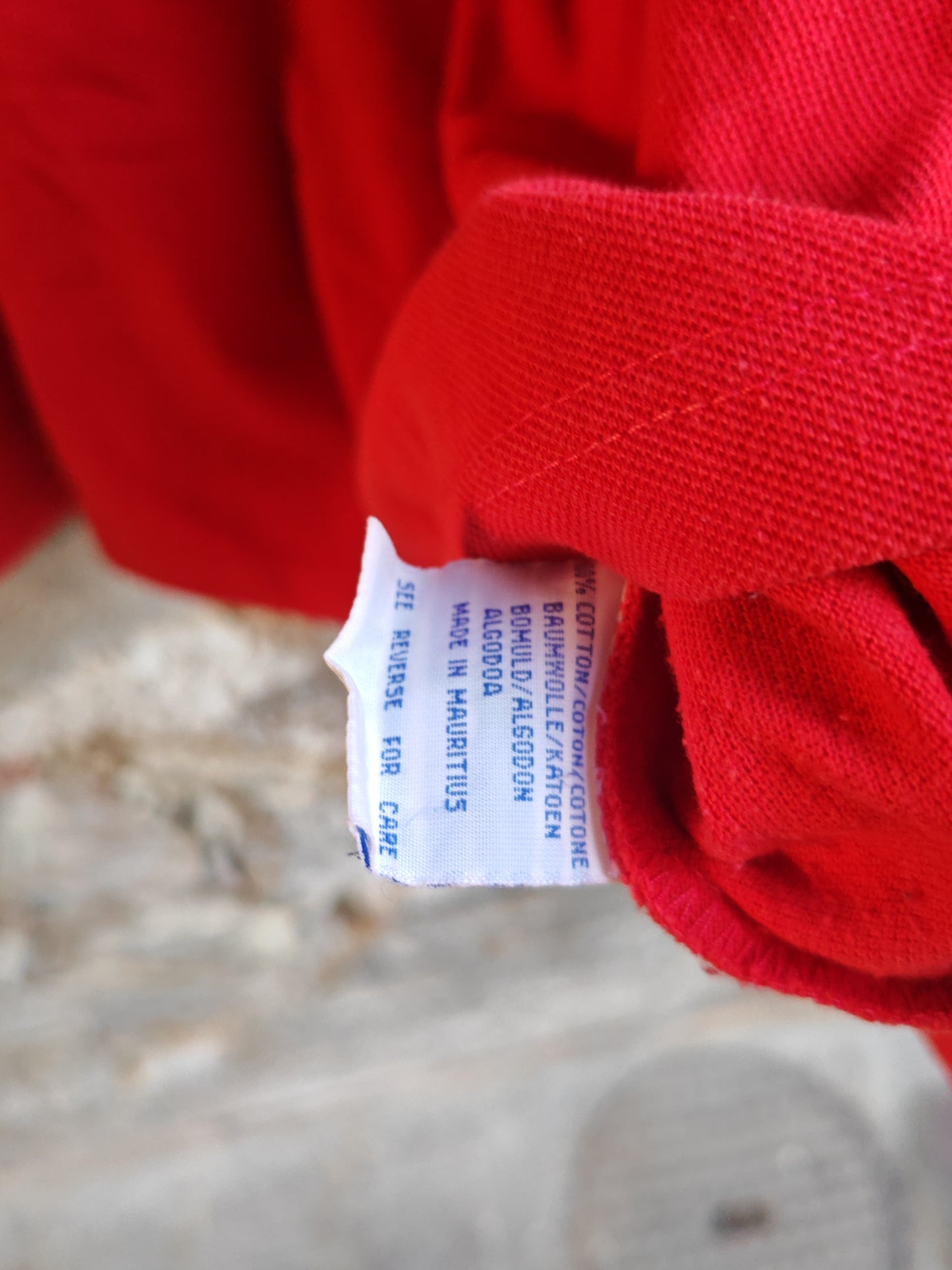 Polo Ralph Lauren Rossa Uomo Vintage XXL