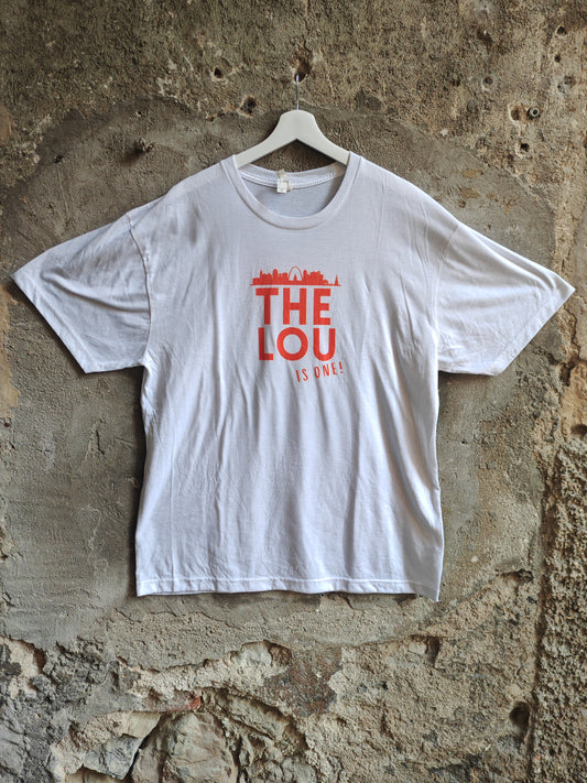 The Lou Is One White Graphic T-Shirt XL