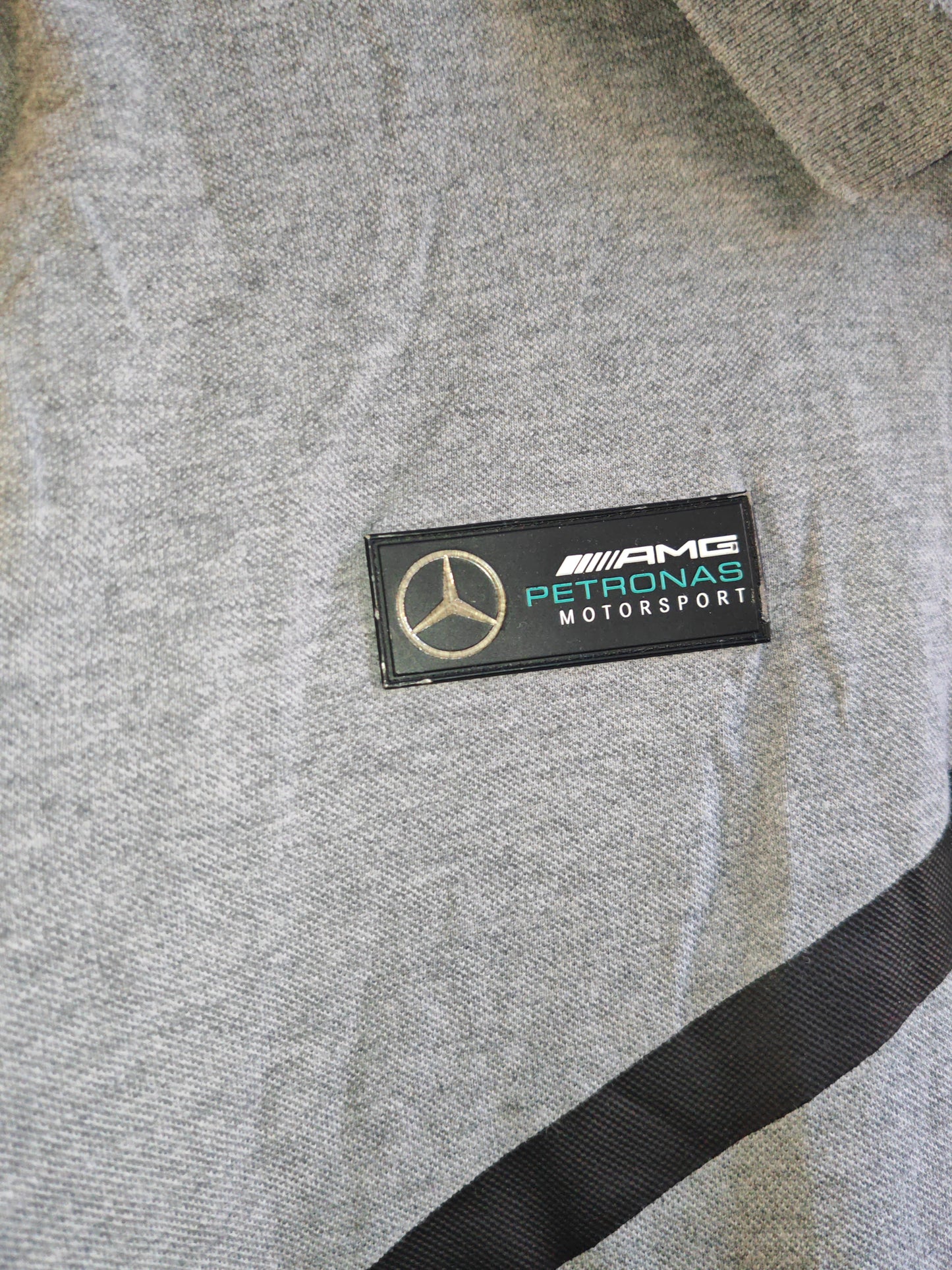 Polo Puma Mercedes AMG Petronas Grigia Uomo