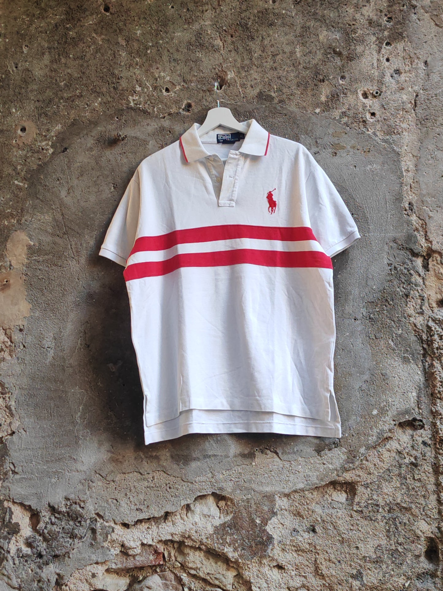Polo Ralph Lauren Vintage Bianca Custom Fit Uomo
