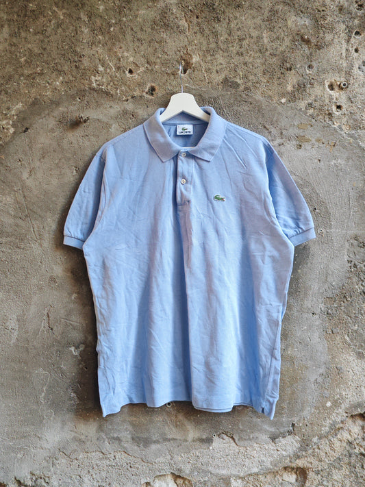 Polo Lacoste Vintage Azzurra Uomo Cotone
