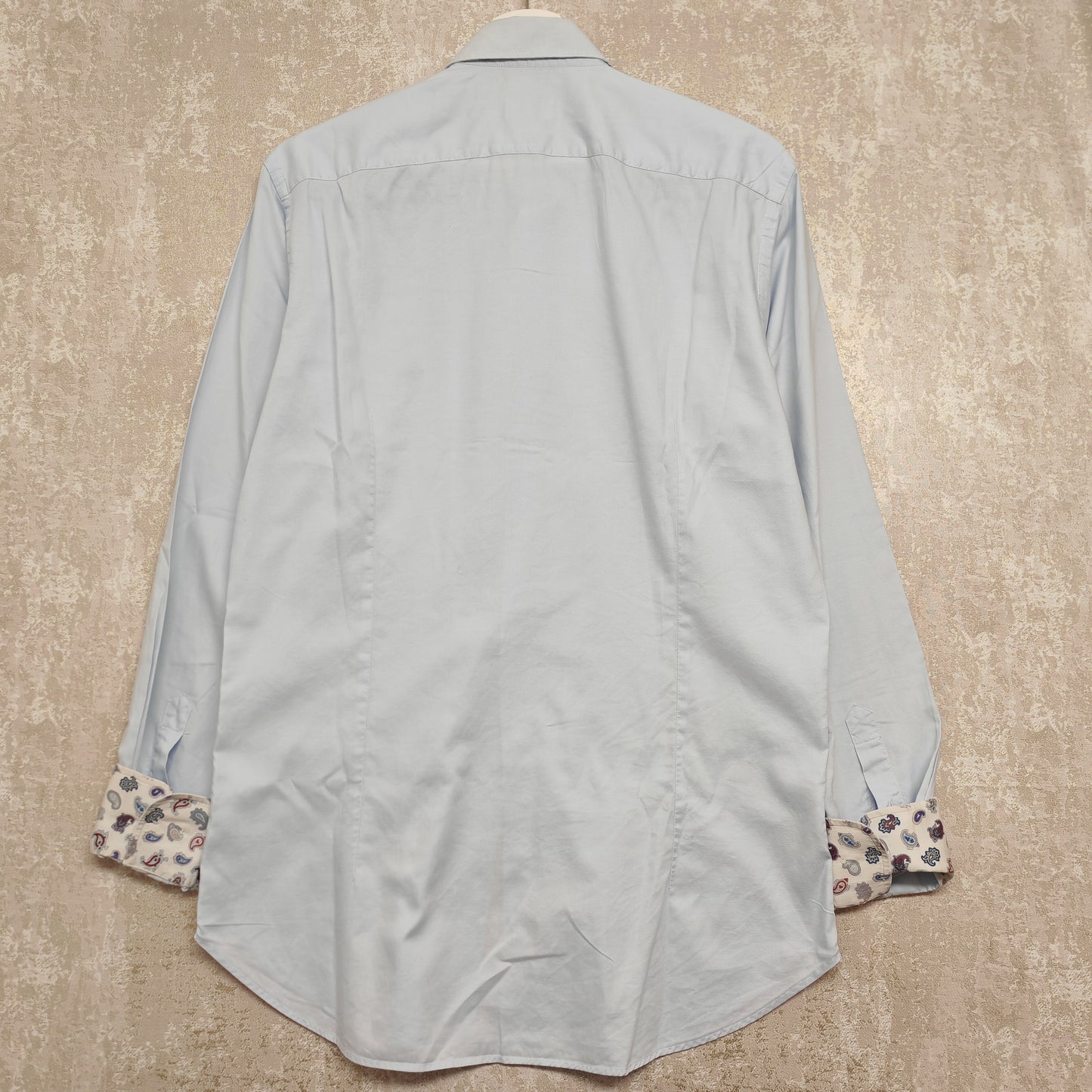Camicia Etro Milano Uomo Azzurra – Dettagli Paisley – Originale – Taglia M