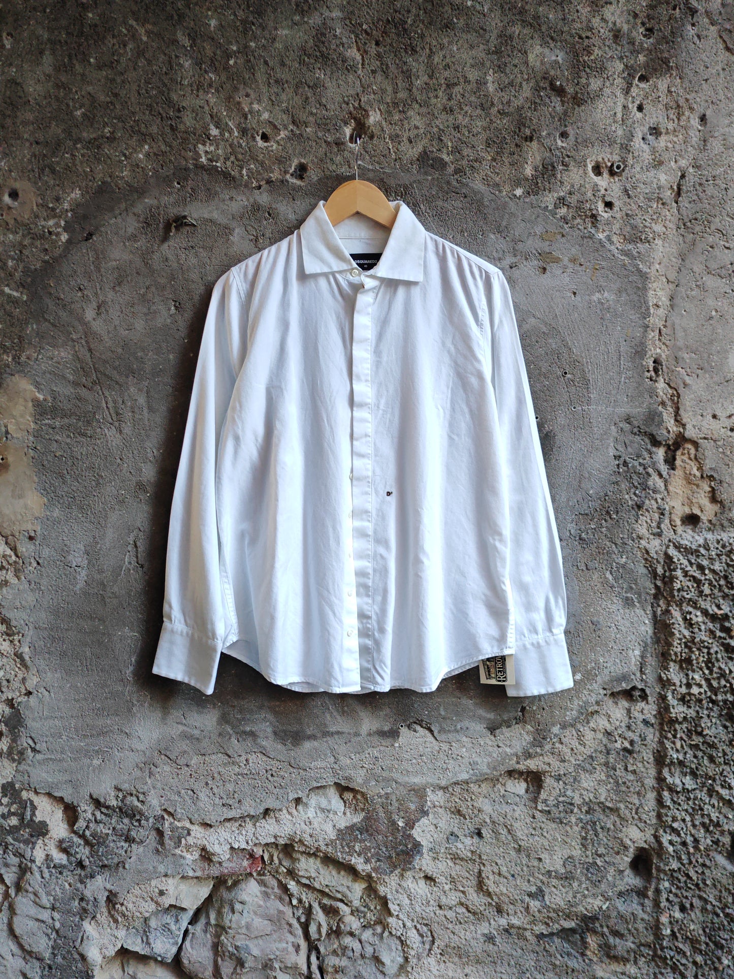 Camicia Dsquared2 Donna Bianca Made in Italy Taglia 46