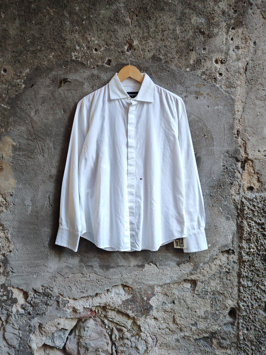 Camicia Dsquared2 Donna Bianca Made in Italy Taglia 46