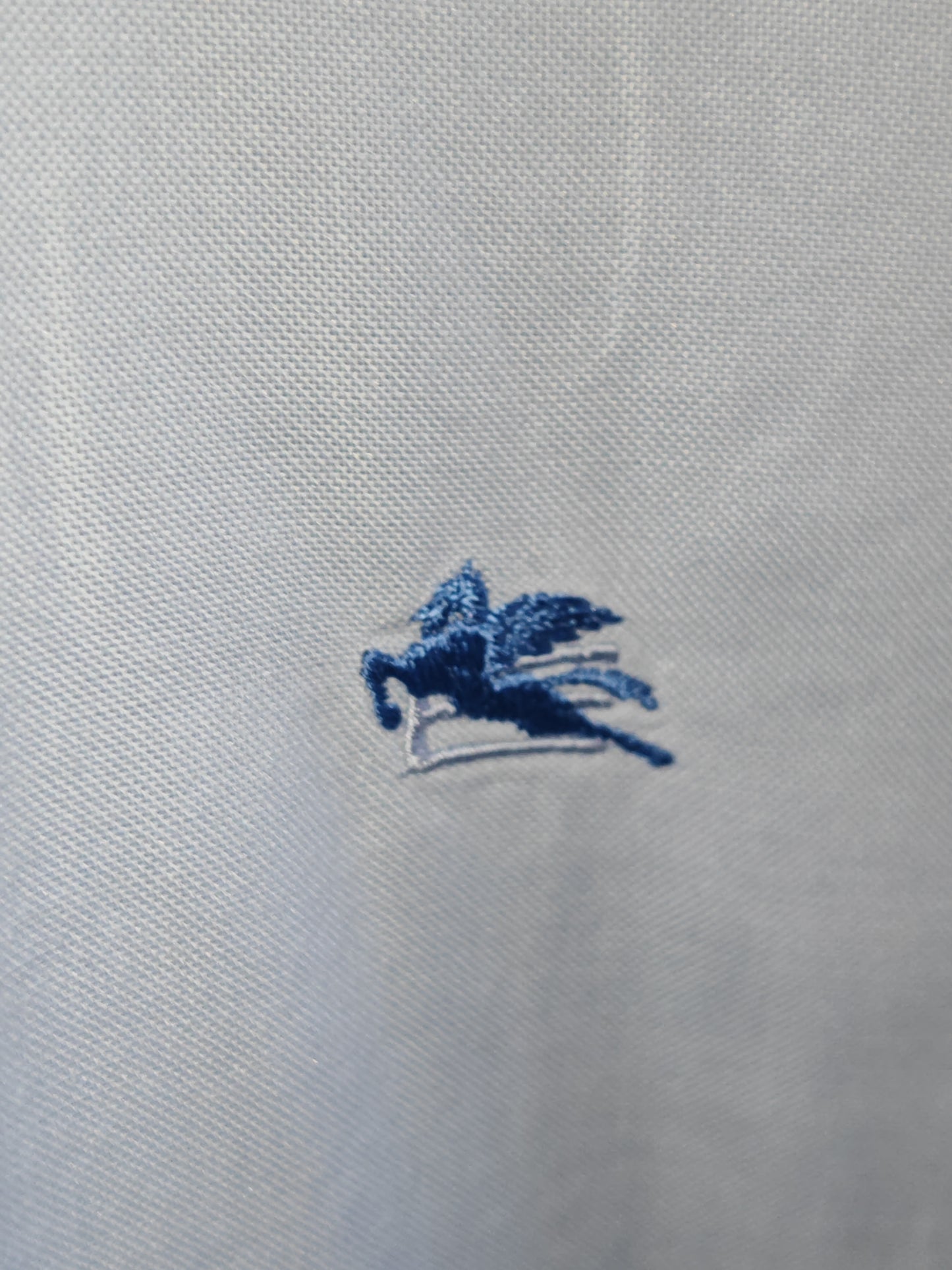 Camicia Etro Milano Azzurra Uomo Taglia 40 Made in Italy