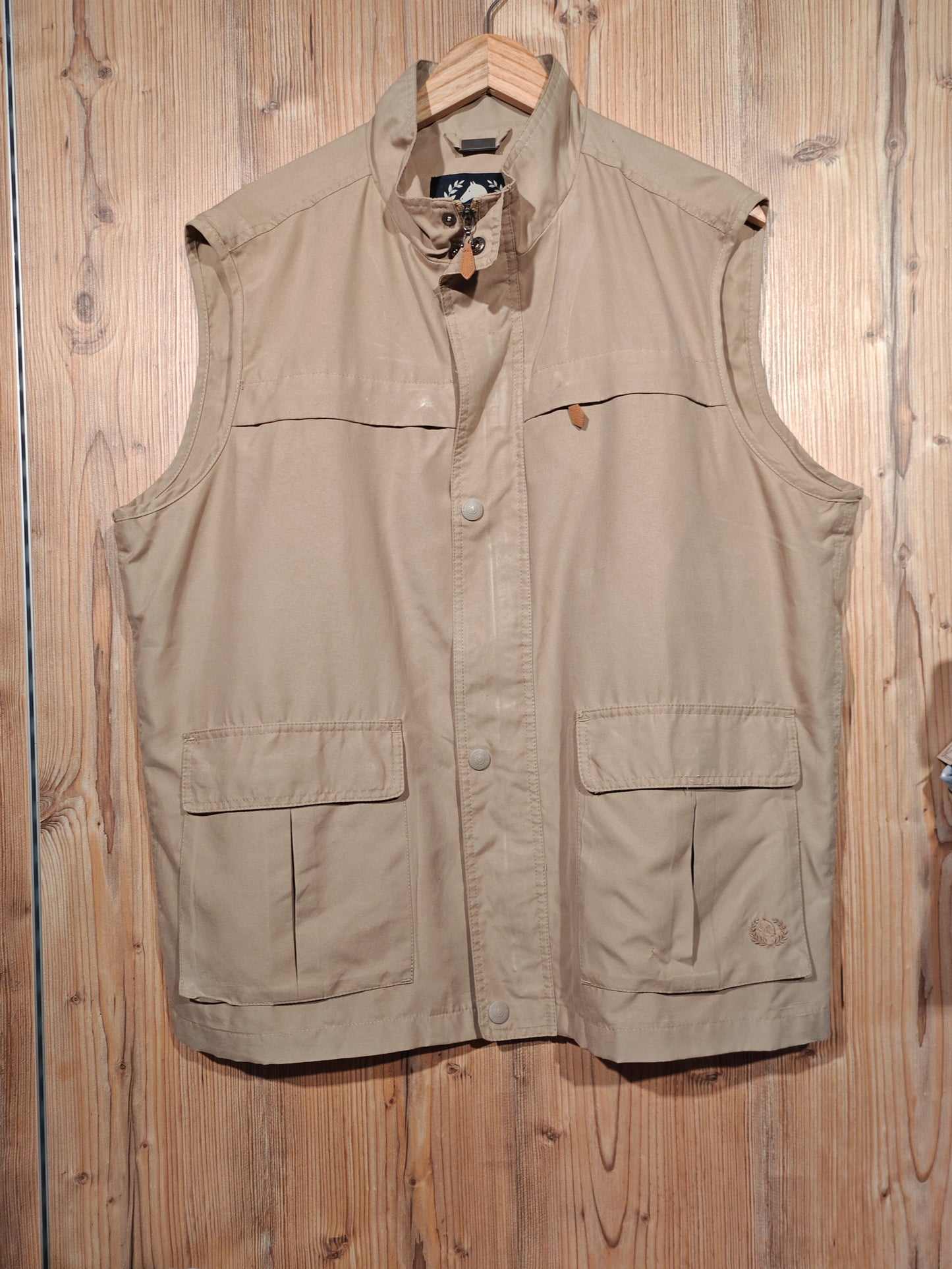 Gilet Utility Ascot Sport Beige Uomo 3XL Vintage Outdoor