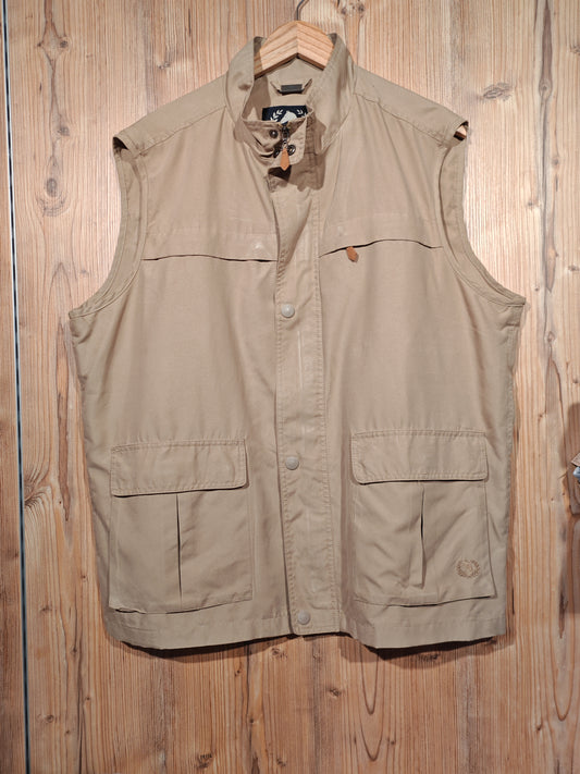 Gilet Utility Ascot Sport Beige Uomo 3XL Vintage Outdoor