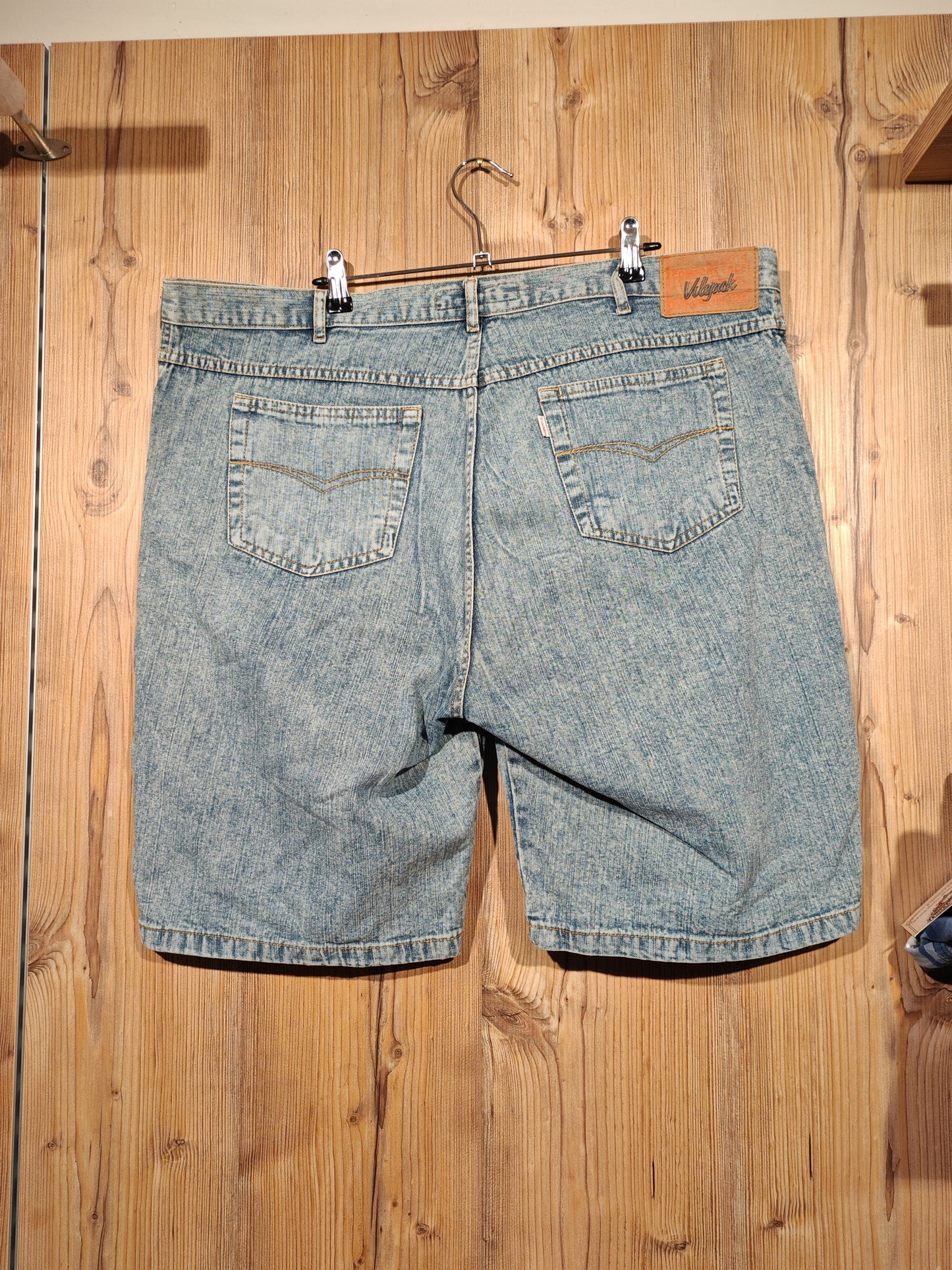 Bermuda Jeans Villejack Vintage Denim Chiaro Uomo Taglia 54