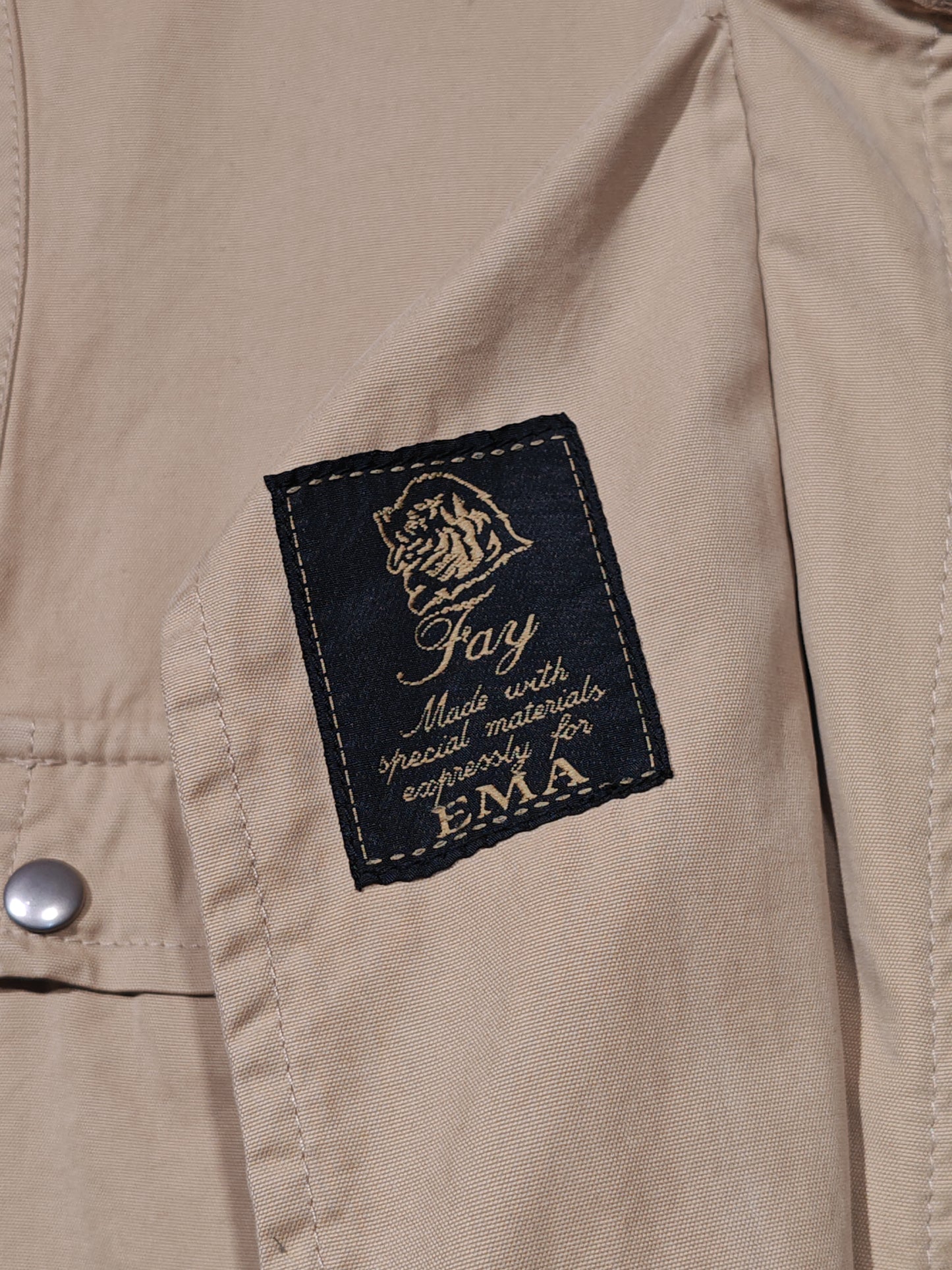 Gilet Fay Uomo Beige Utility Safari Vintage Multi Tasca