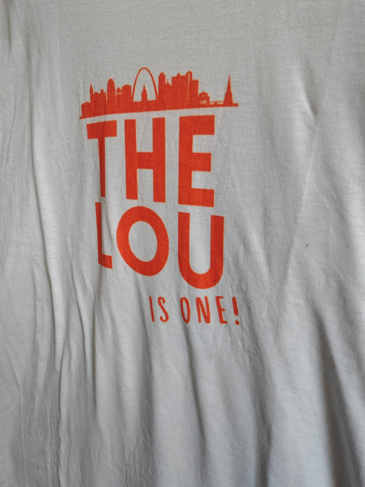The Lou Is One White Graphic T-Shirt XL
