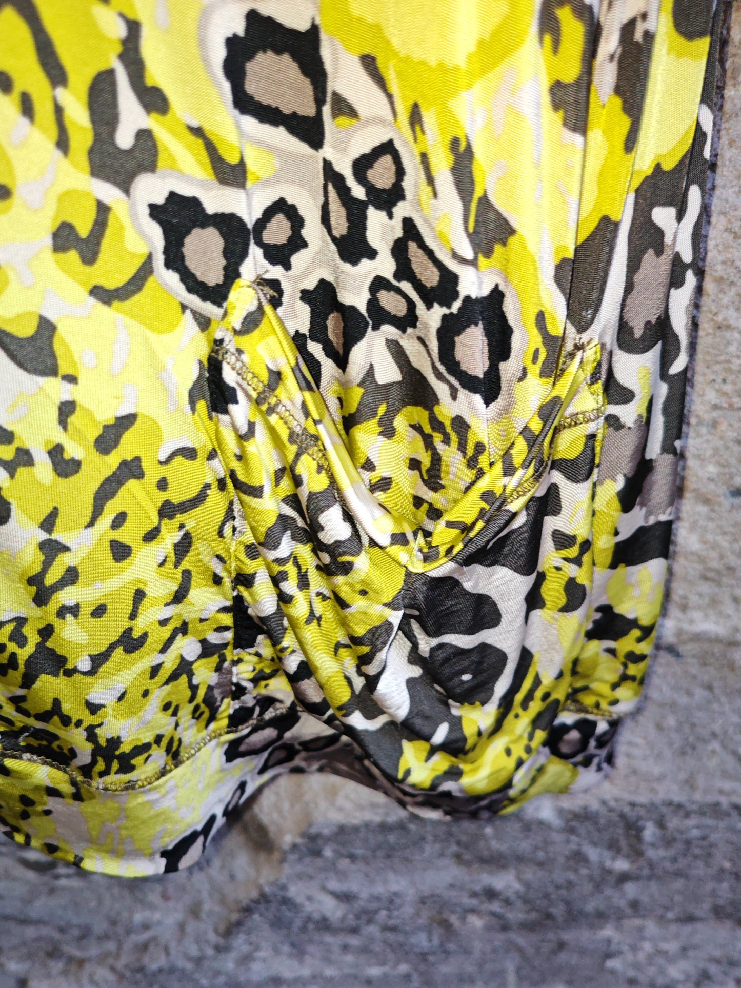 Abito Liu Jo Donna Fantasia Animalier Floreale Y2K Vintage