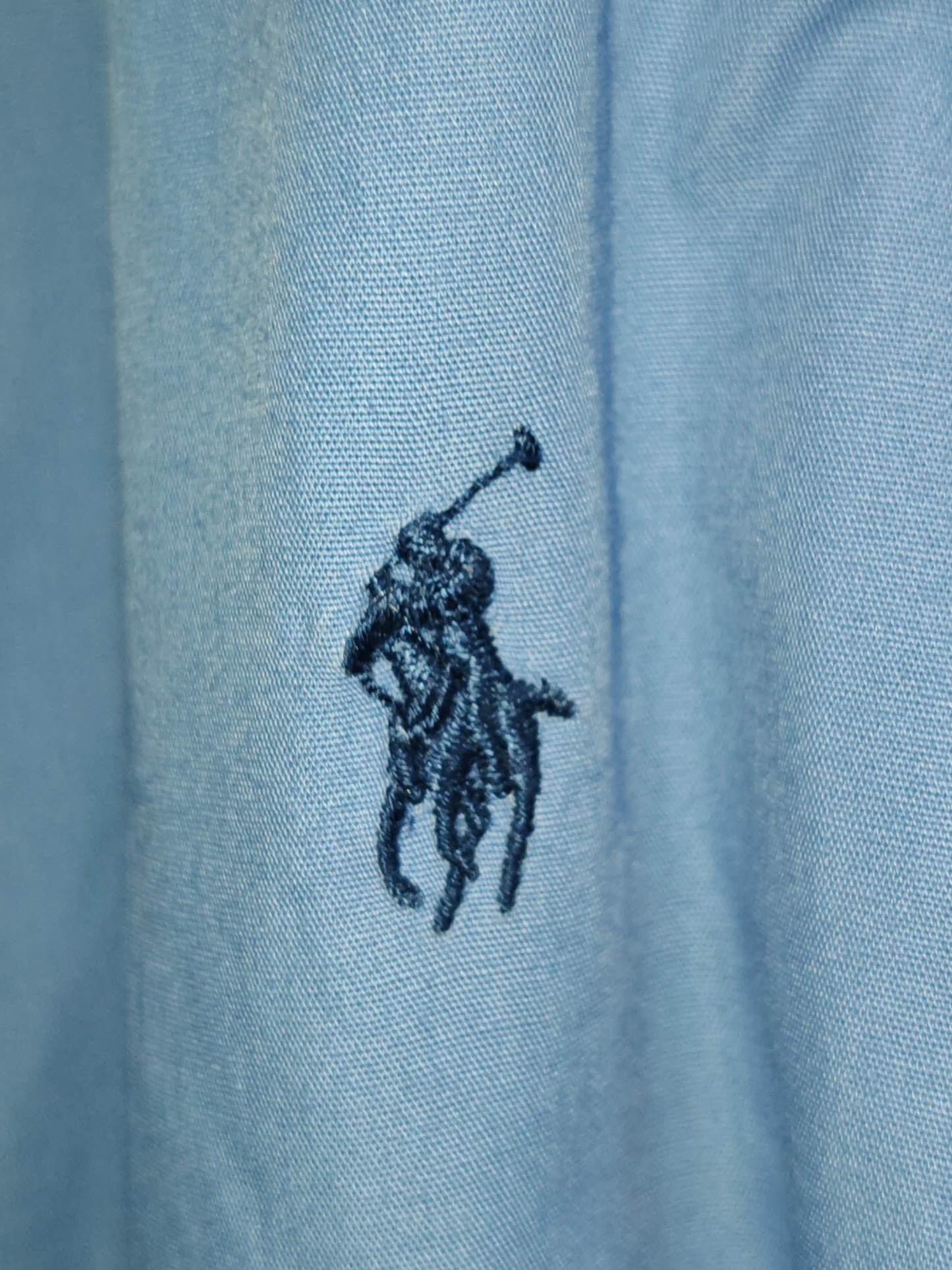Camicia Vintage Polo Ralph Lauren Azzurra Uomo XXL Classic Fit