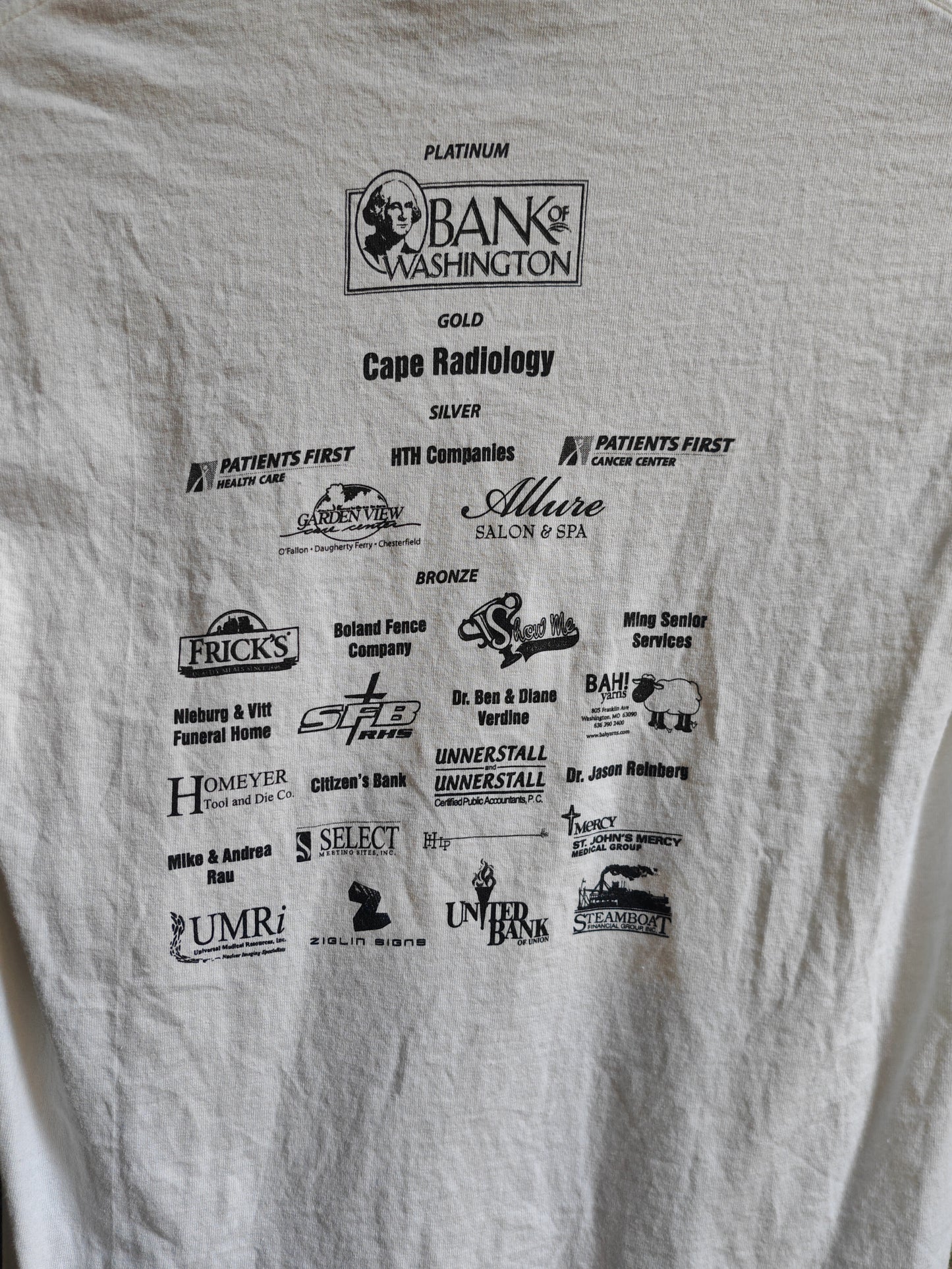 Vintage Graphic T-Shirt Melanoma Miles For Mike 2011 White