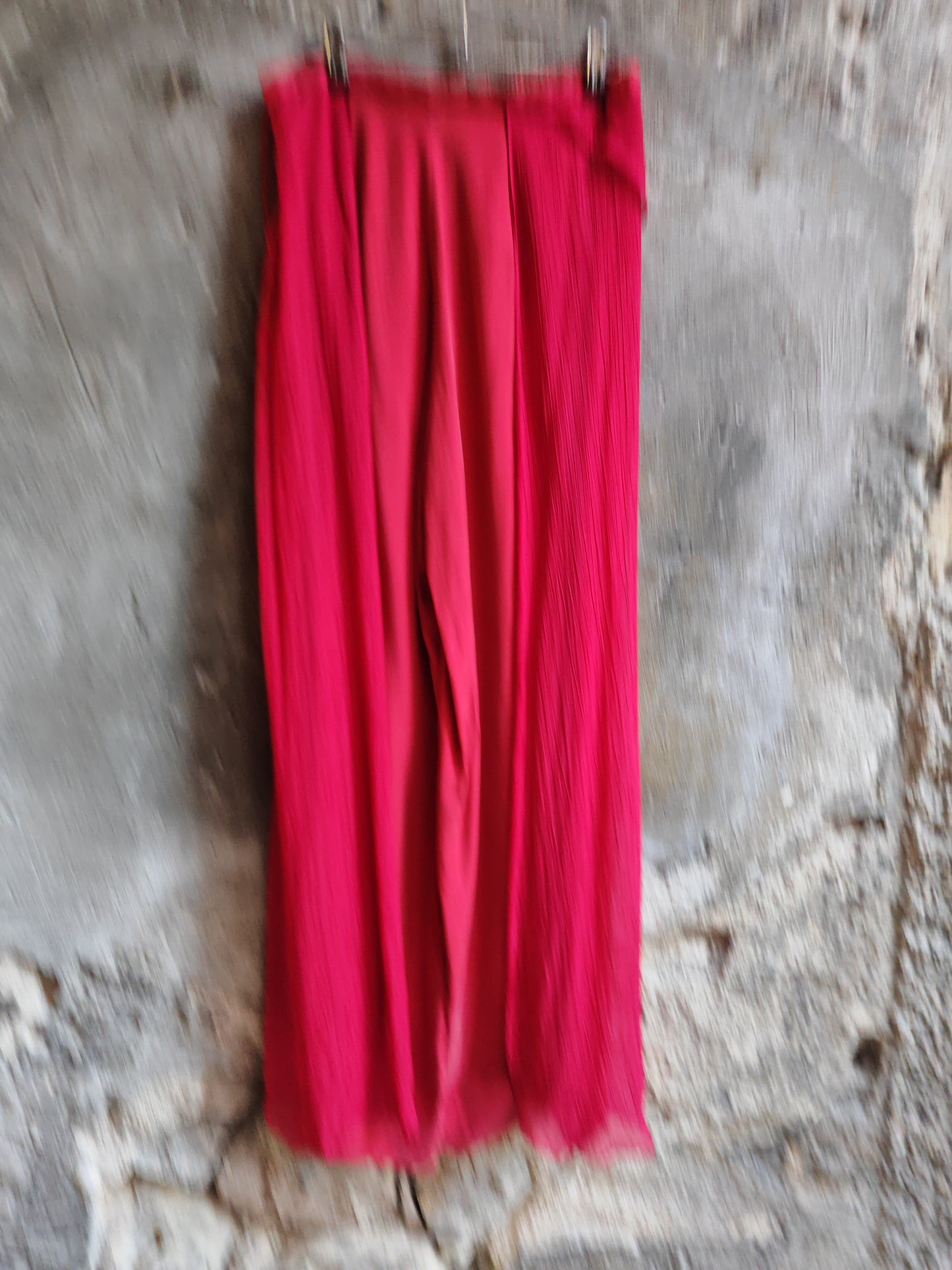 Gonna Pareo Intropia Fucsia Plissé Donna Taglia 38 Made in Spain