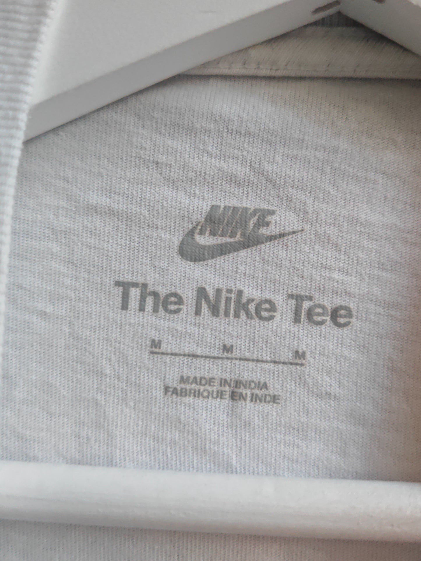 Nike Vintage T-Shirt Bianca Logo Blu M