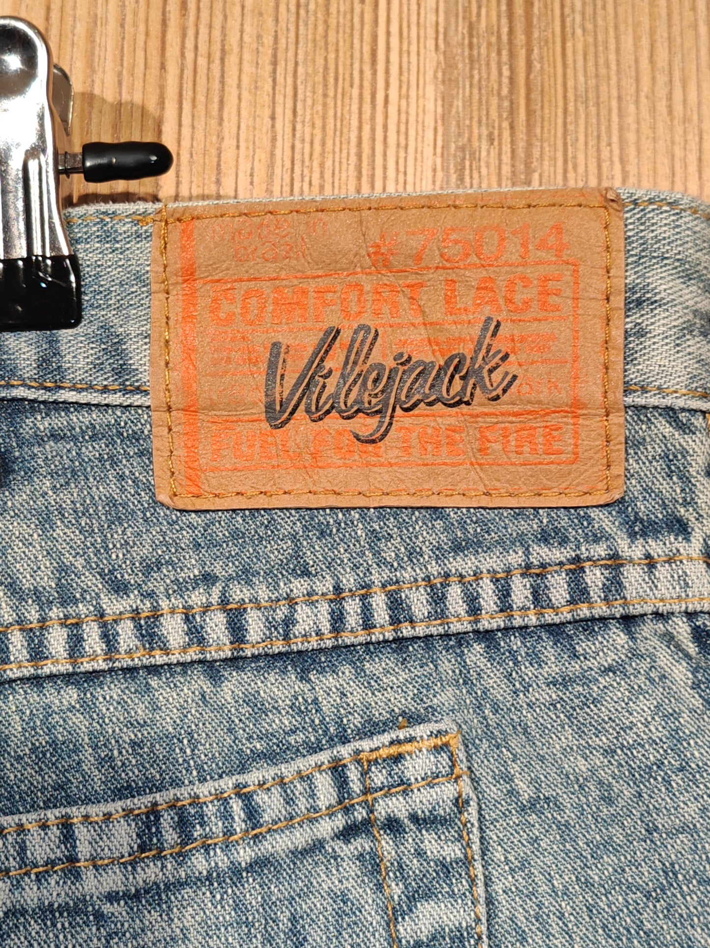 Bermuda Jeans Villejack Vintage Denim Chiaro Uomo Taglia 54