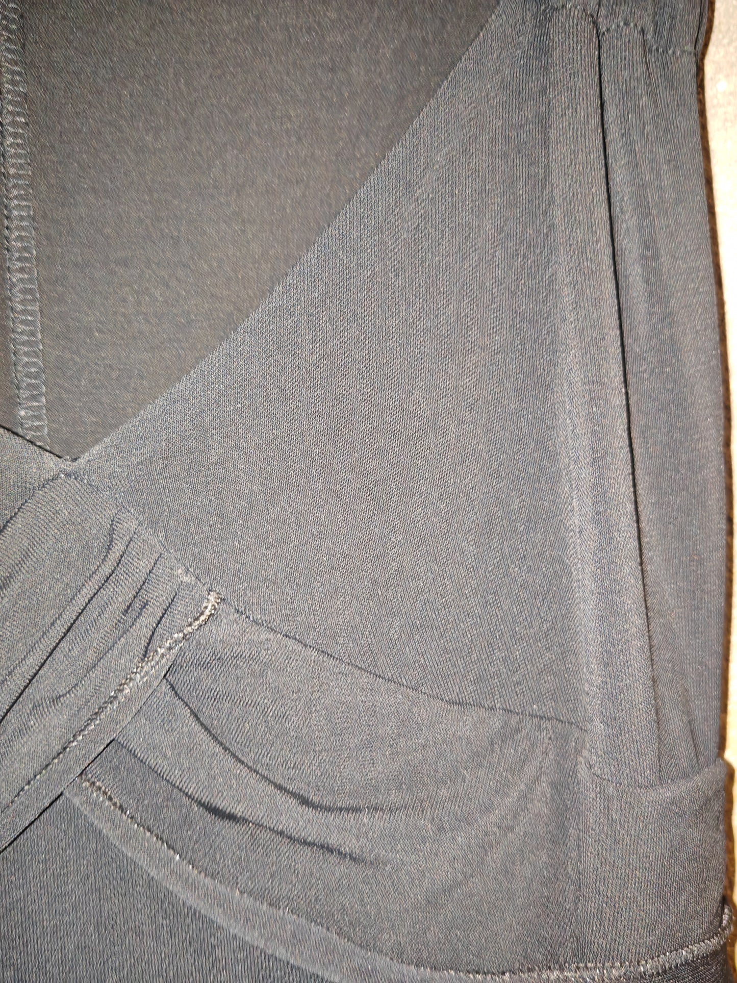 Abito Marella Nero Elegante Donna Drappeggiato Midi