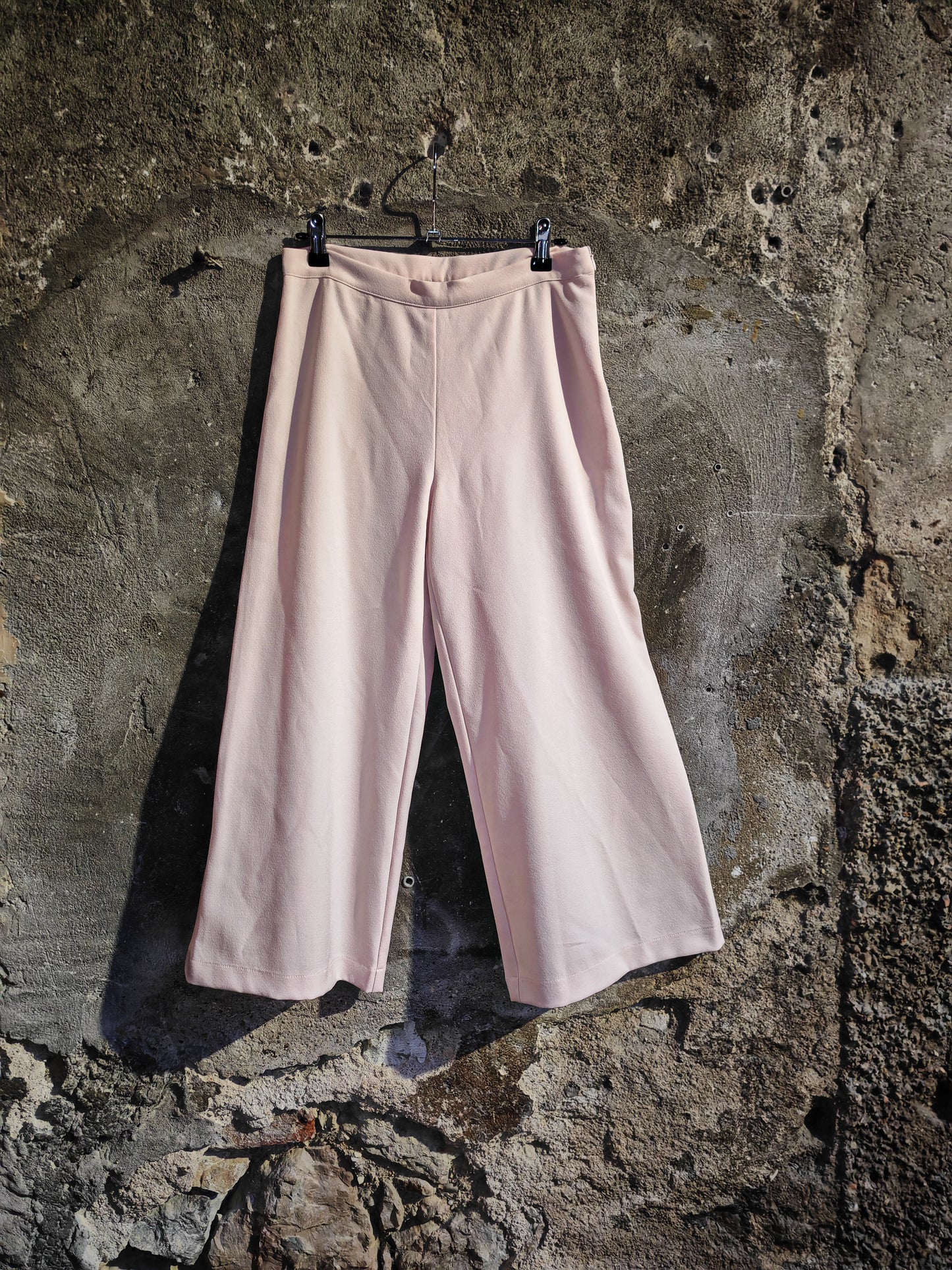 Pantalone Culotte Rosa Cipria KIABI Donna Taglia 42