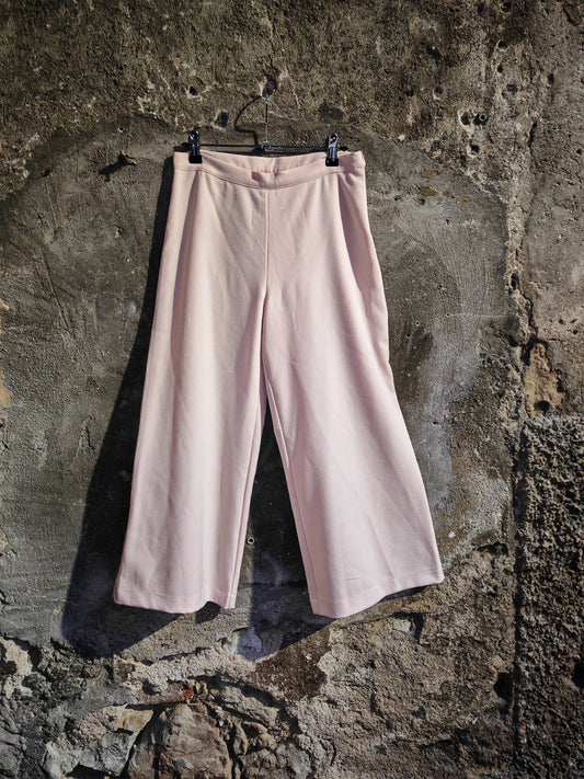 Pantalone Culotte Rosa Cipria KIABI Donna Taglia 42