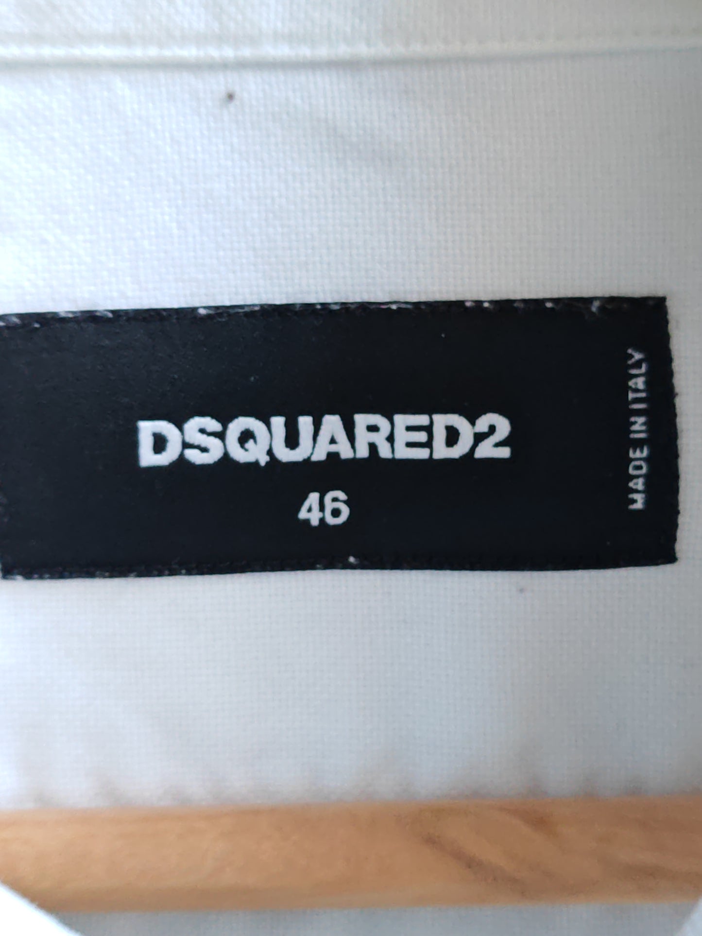 Camicia Dsquared2 Donna Bianca Made in Italy Taglia 46
